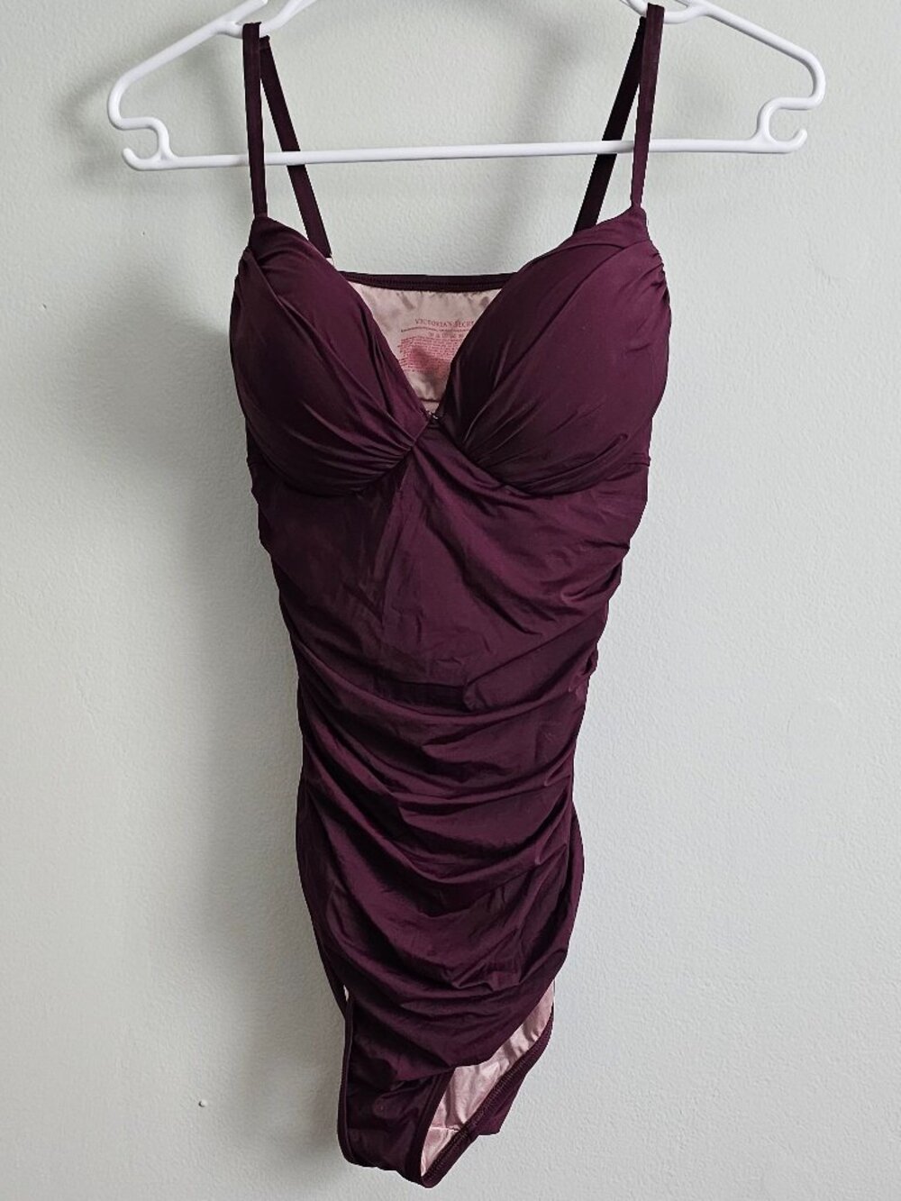 Purple Victoria's Secret Swimsuit with Pushup Padding, 36C